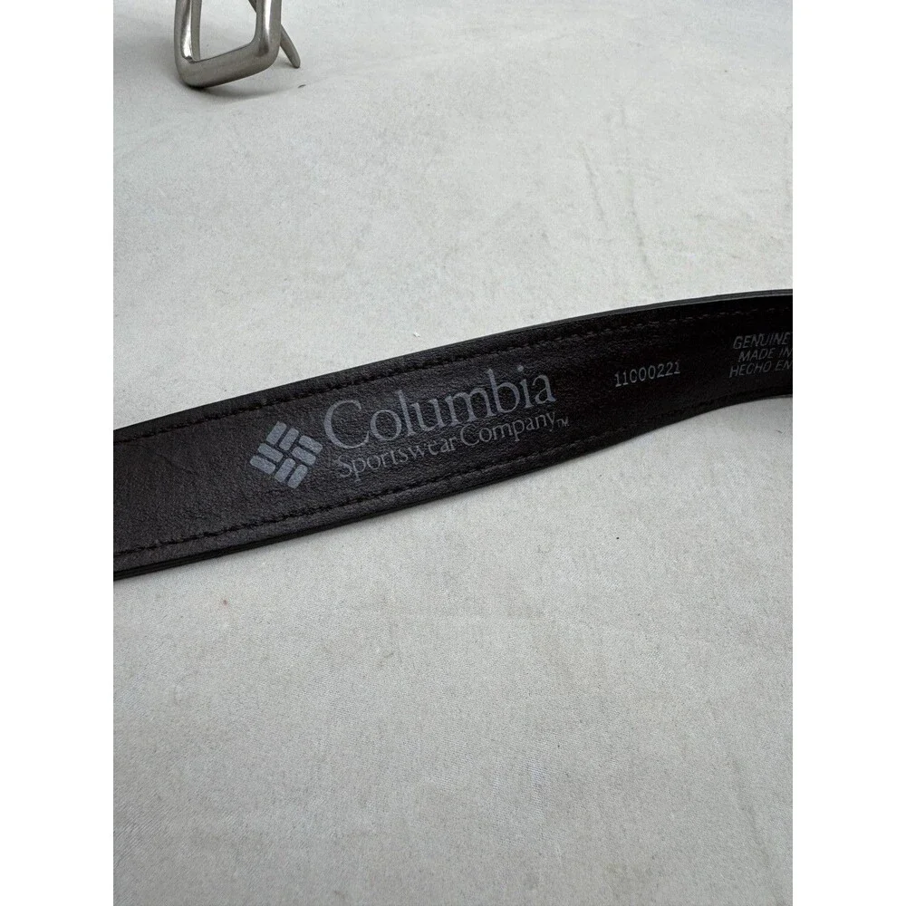 Columbia Sportswear Men’s Belt Size 44 Genuine Leather Brown Style 11C00221